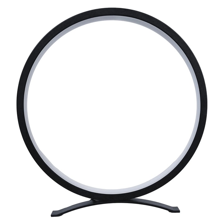 Lampa de masa moderna neagra 27x17.5cm lumina calda reglabila