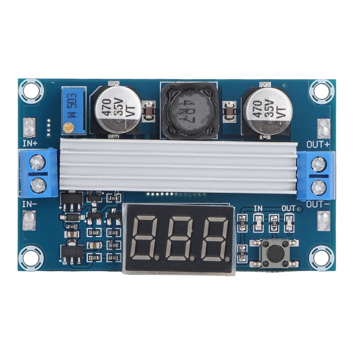 Modul convertizor de putere Enforose, 3,5-35VDC, 65W, cu voltmetru digital