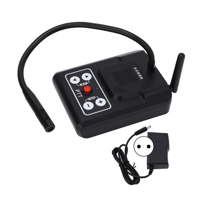 Sistem de interfon fara fir cu microfon flexibil 5W 80dB Sistem de comunicare la domiciliu AC100‑240V Endorose