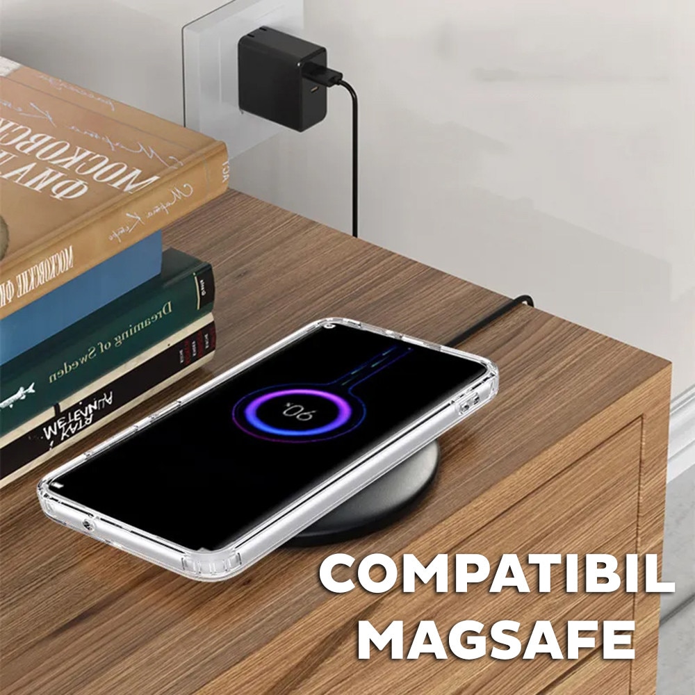 Husa pentru Samsung Galaxy A56 5G Ultra Daden® MagSafe, Clear Case, Atasare Magnetica, Antisoc, Transparent