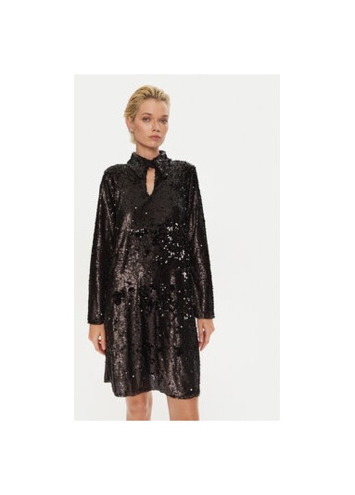 Női ruha, Bruuns Bazaar, 304010255, Poliészter, Fekete, Fekete