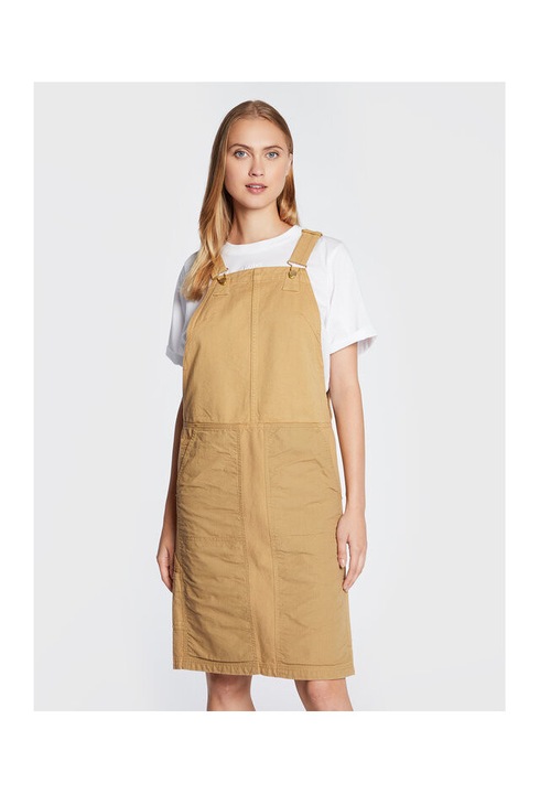 Női ruha, Carhartt Wip, 300982259, Biopamut, Barna, Barna