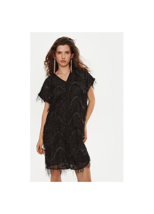 Női ruha, Bruuns Bazaar, 304453687, Poliészter, Fekete, Fekete