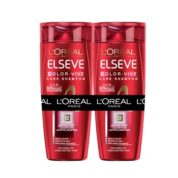 Pachet Promotional 2 x Sampon L'Oreal Paris Elseve Color Vive pentru par vopsit, 400 ml Pachet Promotional 2 x Sampon L'Oreal Paris Elseve Color Vive pentru par vopsit, 400 ml