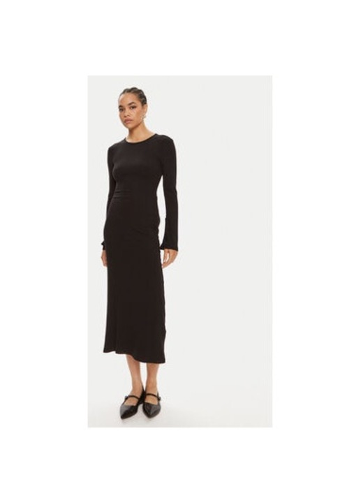 Női ruha, Bruuns Bazaar, 303956981, viszkóz, fekete, Fekete