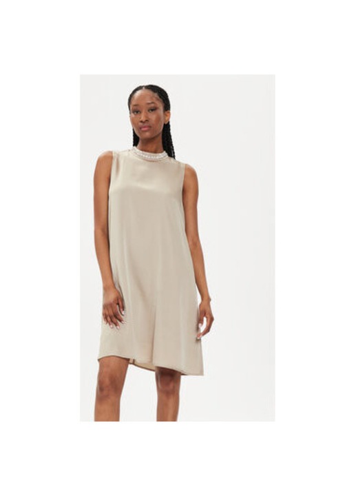 Női ruha, Bruuns Bazaar, 303956813, Újrahasznosított poliészter, Bézs, Bézs, 36