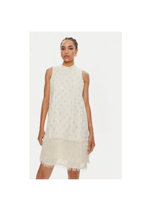 Női ruha, Bruuns Bazaar, 303956950, Poliészter/Poliamid, Bézs, Bézs