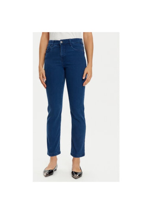 Дамски дънки, Fransa, 304422737, Памук/Полиестер, Син, Син