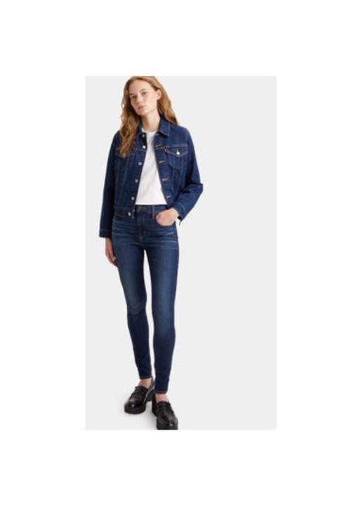 Blugi dama, Levi's, 303866303, Bumbac/Lyocell, Albastru, Albastru