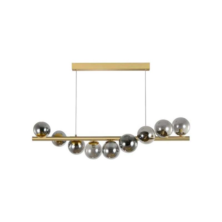 Lustra Sueva® LED Gold Modern Nordic Fumriu 9 Bile
