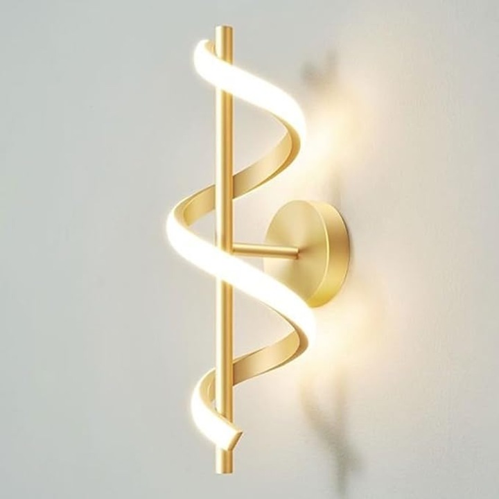 Стенна лампа JIJU® Creative Spiral с 3 вида светлина