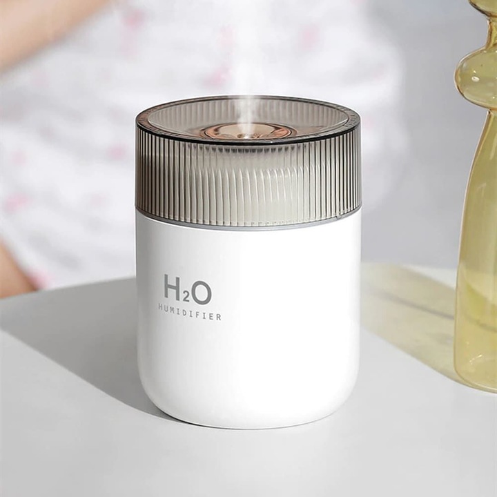 Овлажнител Spirit RGB - GXZ-J910 - 380 мл - Бял