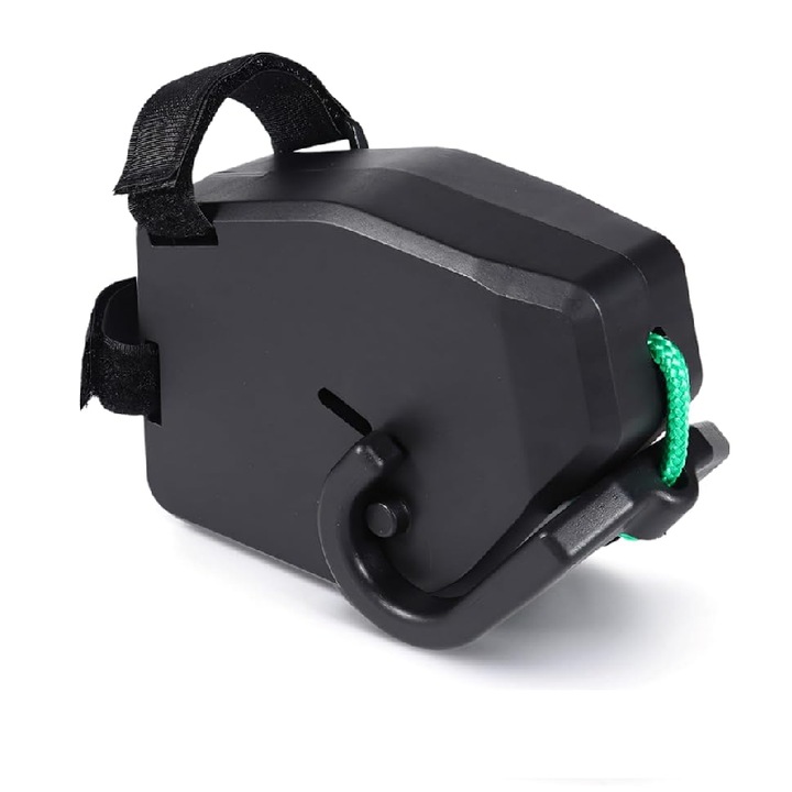 Теглително въже за детски велосипеди, товароносимост 500 lb, изработено от найлон, 2,5 м, черно