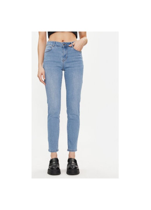Blugi dama, Morgan, 303918569, Bumbac/Poliester, Albastru, Albastru