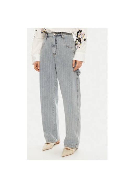 Blugi dama, Munthe, 304891526, Bumbac organic, Albastru, Albastru