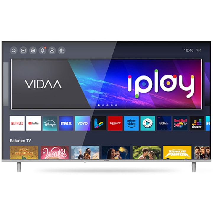 Телевизор LED Allview 65iPlay6300-U, 65"(165 см), Smart, 4K Ultra HD, Клас F