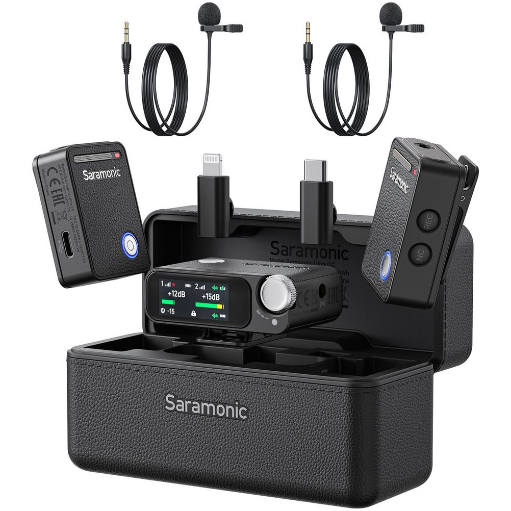 Microfon wireless Saramonic Ultra 03, 1x Receiver, 2x Microfon