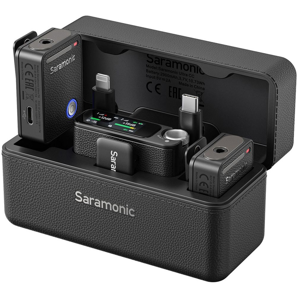 Microfon wireless Saramonic Ultra 03, 1x Receiver, 2x Microfon