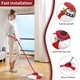 Set 3 Rezerve Mop Rotativ TrioStore® Compatibile Vileda Easy Wring Turbo si UltraSpin 2-in-1 37.5 cm microfibra Premium pentru Pardoseli Delicate si Dense, Alb/Rosu – Rezerve Mop Rotativ de Calitate pentru Curatenie Eficienta si Intretinere Perfecta TrioS