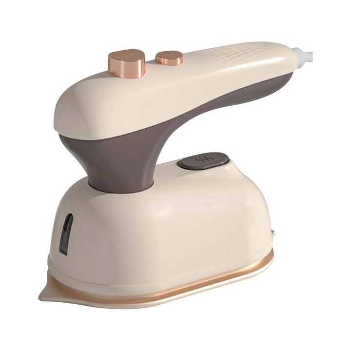 Fier de calcat portabil cu aburi, mini fier de calcat, 2 in 1, multicolor