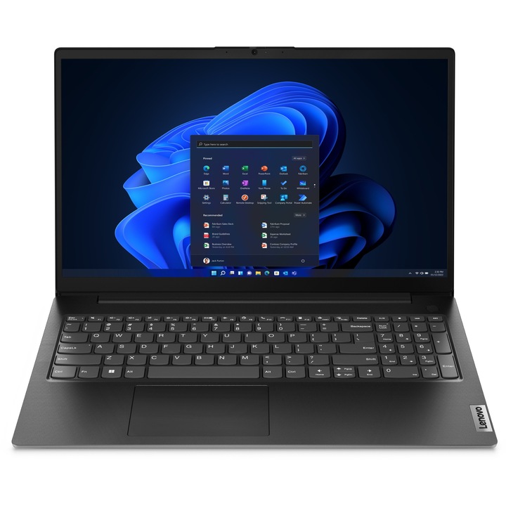 Лаптоп Lenovo V15 G4 IRU с Intel Core i5-13420H (2.1/4.6 GHz, 12M), 16 GB, 512GB M.2 NVMe SSD, Intel UHD Graphics Xe G4 48EUs, Free DOS, Черен