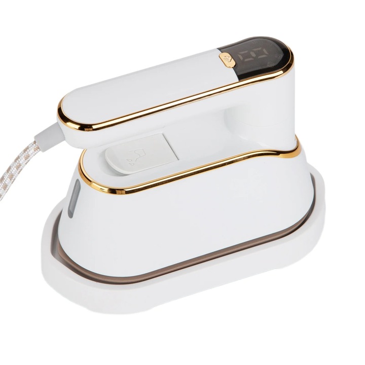 Fier de calcat cu abur portabil, 1300W, capacitate rezervor 110ml, , dimensiuni 15.5x10.5x7.8cm