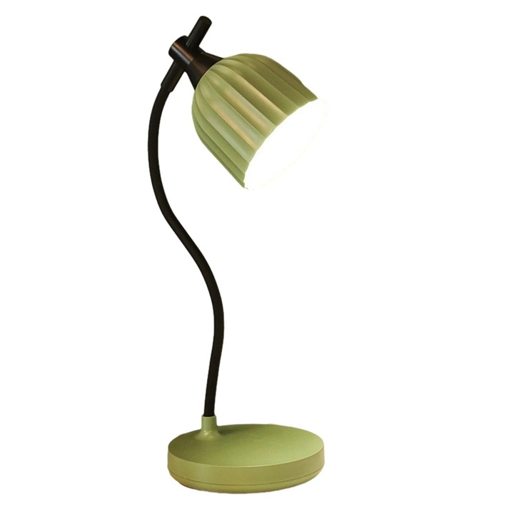 Lampa birou ZYBLSSBB, reglabila, protectie ochi, verde, 41x12.5x12.5cm