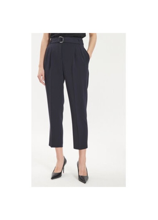 Női nadrág, Boss, 304437496, Acetát/Poliészter, Kék, Kék