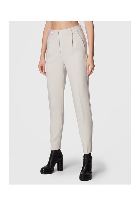 Női nadrág, Bruuns Bazaar, 300874707, Újrahasznosított poliészter/viszkóz, Bézs, Bézs