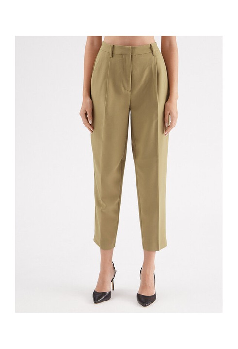 Női nadrág, Bruuns Bazaar, 302774494, Újrahasznosított poliészter/viszkóz, Zöld, Zöld