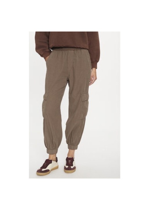 Női nadrág, Deha, 304530692, Pamut, Barna, Barna