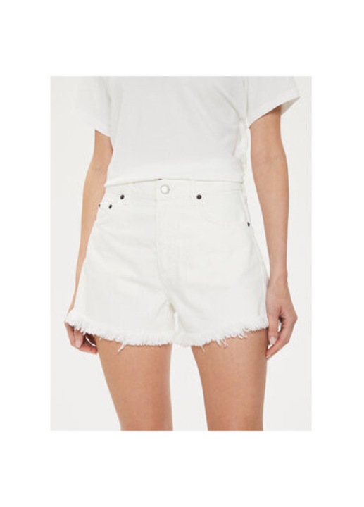 Pantaloni dama, Sisley, 210570, Alb, Bumbac