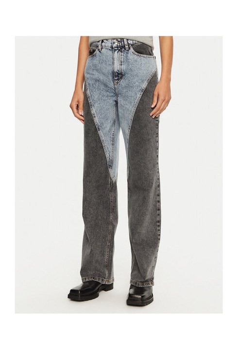 Blugi Dama, Rotate, 304471469, Bumbac organic, Albastru, Albastru