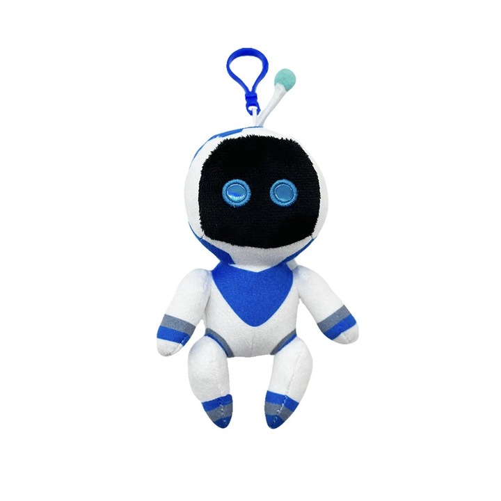 Jucarie Plus Astro Bot Rescue Mission 7.5" | Lantisor Chei Gaming & Accesoriu Colectionar | Space Robot Design Premium Pentru Copii 0+/3+ si Fani PlayStation (Material super moale si durabil)