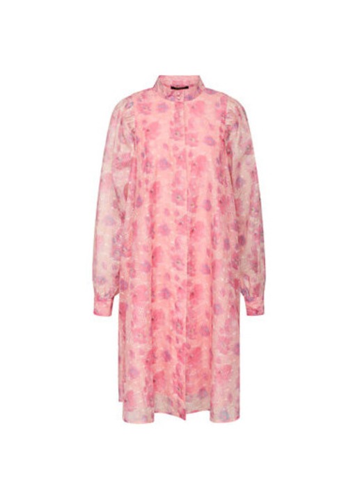 Női ruha, Bruuns Bazaar, 301666851, poliészter, rózsaszín, Rózsaszín