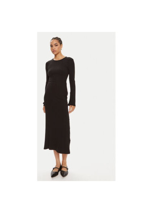 Női ruha, Bruuns Bazaar, 303956981, viszkóz, fekete, Fekete