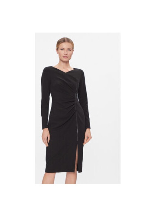 Női ruha, Dkny, 303599942, Poliészter/Újrahasznosított poliészter, 34 EU, Fekete