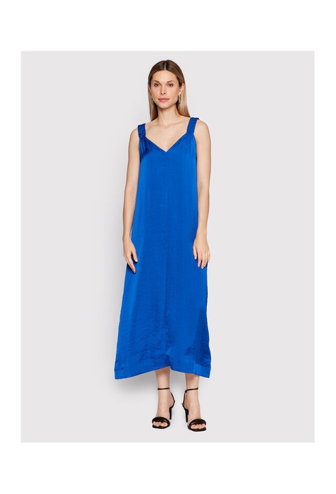 Дамска рокля, Dkny, 300315880, Полиестер, Син, Син