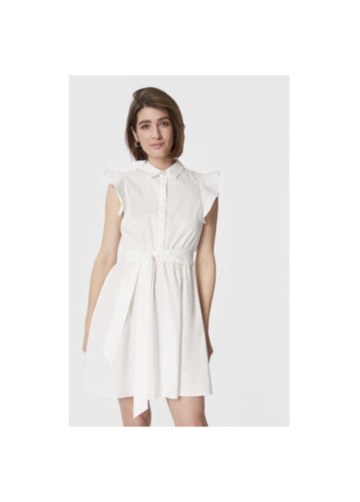 Női ruha, Fracomina, 302138340, Pamut, Fehér, Fehér, XS