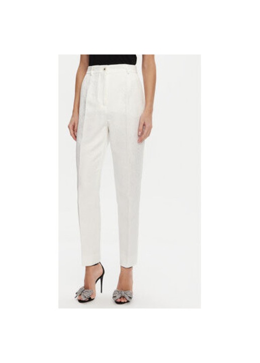 Дамски панталон, Dolce & Gabbana, 305315496, Памук, Вискоза, Бял, Бял