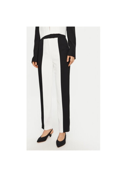 Női nadrág, Karl Lagerfeld, 304580192, Poliészter, Fehér, Fehér