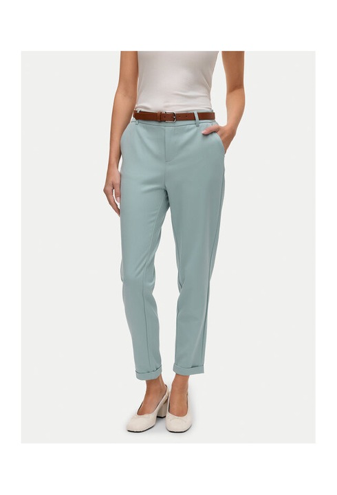 Női nadrág, Vero Moda, 304785665, Poliészter, Viszkóz, L-L32 INTL, Zöld
