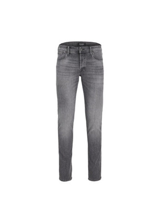 Férfi farmernadrág, Jack and Jones, 302663866, Pamut/Poliészter, Szürke, Szürke