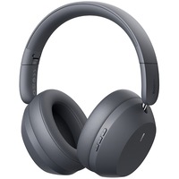 Casti Over-Ear Baseus Bass 35 Max, Wireless, Bluetooth, 3D Surround, Autonomie 50 ore, Gri