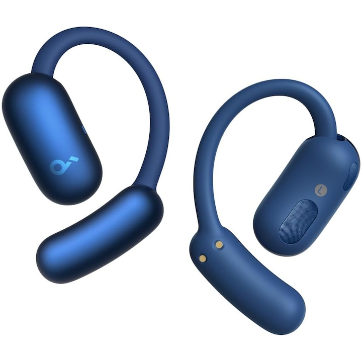 Слушалки Open-Ear Anker SoundCore AeroFit 2, True Wireless, Bluetooth 5.4, Hi-Res Audio, IP55, Автономия 42 часа, Син