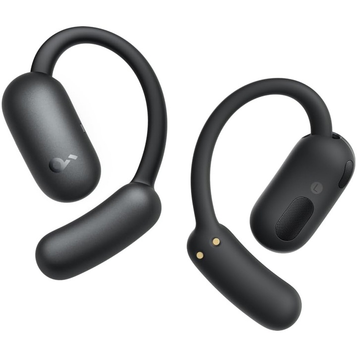 Слушалки Open-Ear Anker SoundCore AeroFit 2, True Wireless, Bluetooth 5.4, Hi-Res Audio, IP55, Автономия 42 часа, Черен