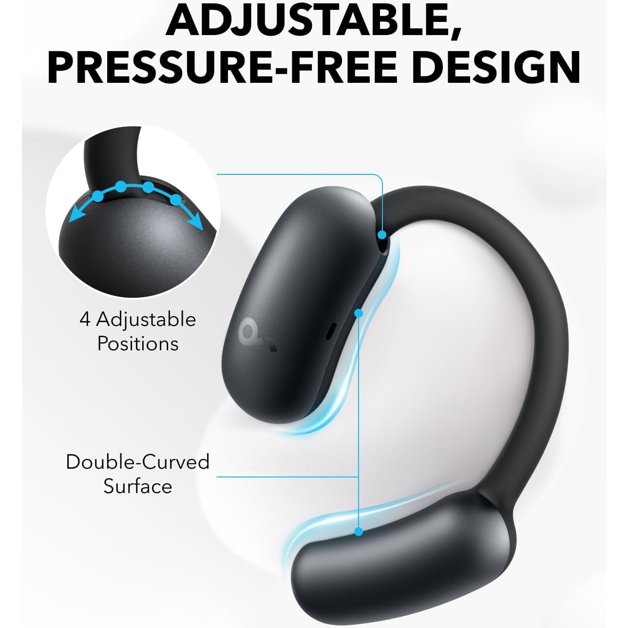 Casti Open-Ear Anker SoundCore AeroFit 2, True Wireless, Bluetooth