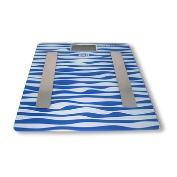 Cantar electronic Muhler MSC-3090F, 30 x 30 cm, Albastru Cantar electronic Muhler MSC-3090F, 30 x 30 cm, Albastru