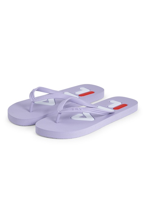 Fila, Papuci flip-flop cu logo stantat Troy, Lila, 38