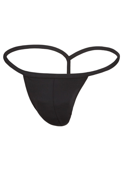 Férfi tanga, Svenjoyment, poliamid/spandex, fekete, M INTL